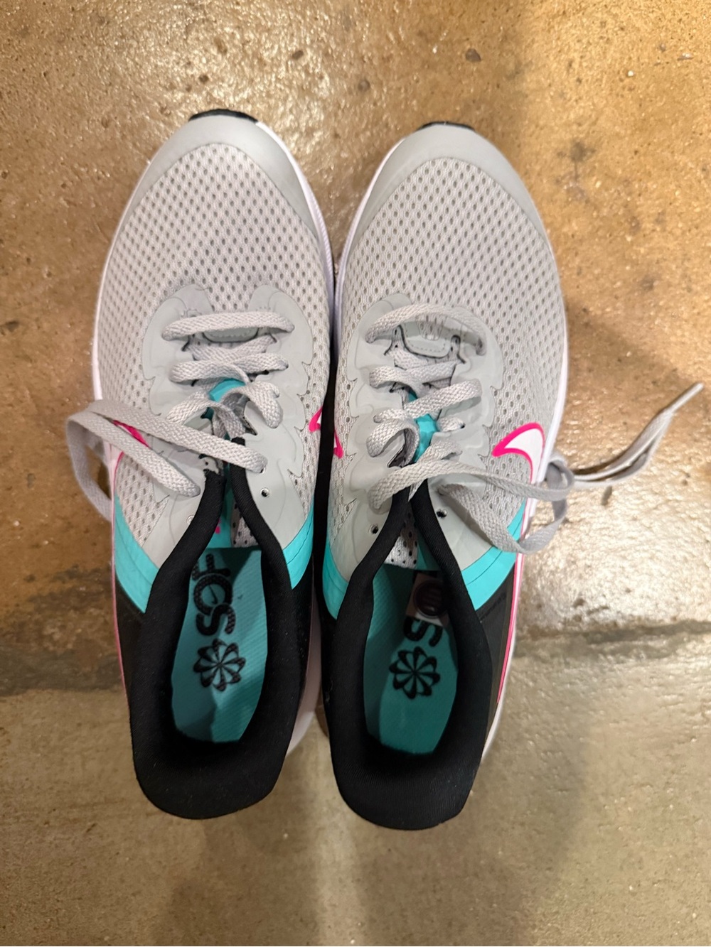 Nike Women’s Gray, Teal & Pink Running Sneakers